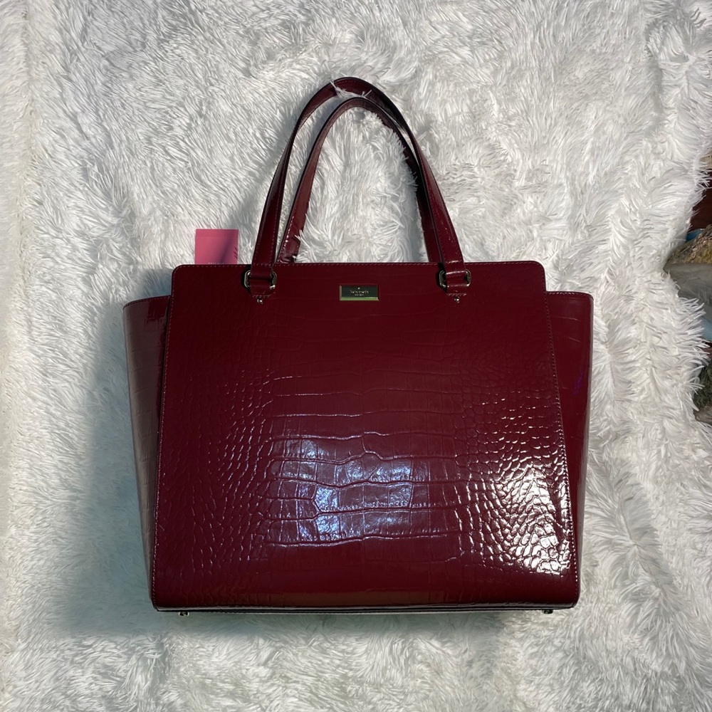 Kate Spade Elissa Bristol croc bag